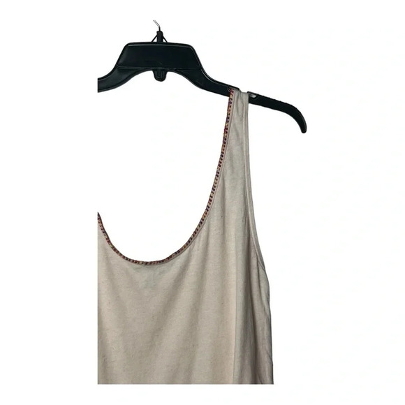 1619. FREE PEOPLE INTIMATELY SLEEVELESS TANK TOP SIZE SMALL EMBROIDERED TRIM - Picture 7 of 10